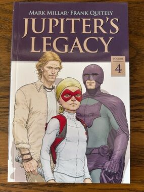 Jupiter's Legacy Volume 4 Graphic Novel - Purple & White Cover
